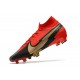 Nike Mercurial Superfly 7 Elite DF FG Rojo Negro Oro