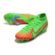 Scarpe Nike Mercurial Superfly 7 Elite DF FG Verde Rojo