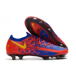 Zapatillas de fútbol Nike Phantom Gt Elite Fg Rojo Azul Amarillo
