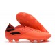 Bota de fútbol adidas Nemeziz 19.1 FG Signal Coral Negro Rojo Gloria