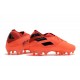 Bota de fútbol adidas Nemeziz 19.1 FG Signal Coral Negro Rojo Gloria