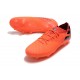 Bota de fútbol adidas Nemeziz 19.1 FG Signal Coral Negro Rojo Gloria