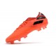 Bota de fútbol adidas Nemeziz 19.1 FG Signal Coral Negro Rojo Gloria