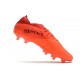 Bota de fútbol adidas Nemeziz 19.1 FG Signal Coral Negro Rojo Gloria