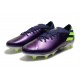 Bota de fútbol adidas Nemeziz 19.1 FG Violeta Verde
