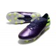 Bota de fútbol adidas Nemeziz 19.1 FG Violeta Verde