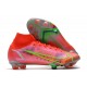 Bota Nike Mercurial Superfly 8 Elite FG Rojo Verde Plata