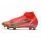 Bota Nike Mercurial Superfly 8 Elite FG Rojo Verde Plata