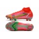 Bota Nike Mercurial Superfly 8 Elite FG Rojo Verde Plata