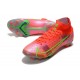 Bota Nike Mercurial Superfly 8 Elite FG Rojo Verde Plata