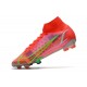 Bota Nike Mercurial Superfly 8 Elite FG Rojo Verde Plata