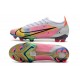 Botas de Fútbol Nike Mercurial Vapor 14 Elite FG Blanco Platino Rosa