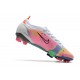 Botas de Fútbol Nike Mercurial Vapor 14 Elite FG Blanco Platino Rosa