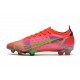 Botas Nike Mercurial Vapor 14 Elite FG Carmesi Plateado Metalizado