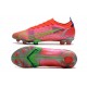 Botas Nike Mercurial Vapor 14 Elite FG Carmesi Plateado Metalizado